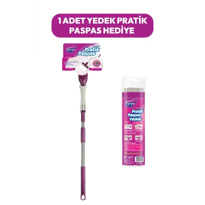 Pratik Paspas Çift Sıkmalı Yedek Hediyeli