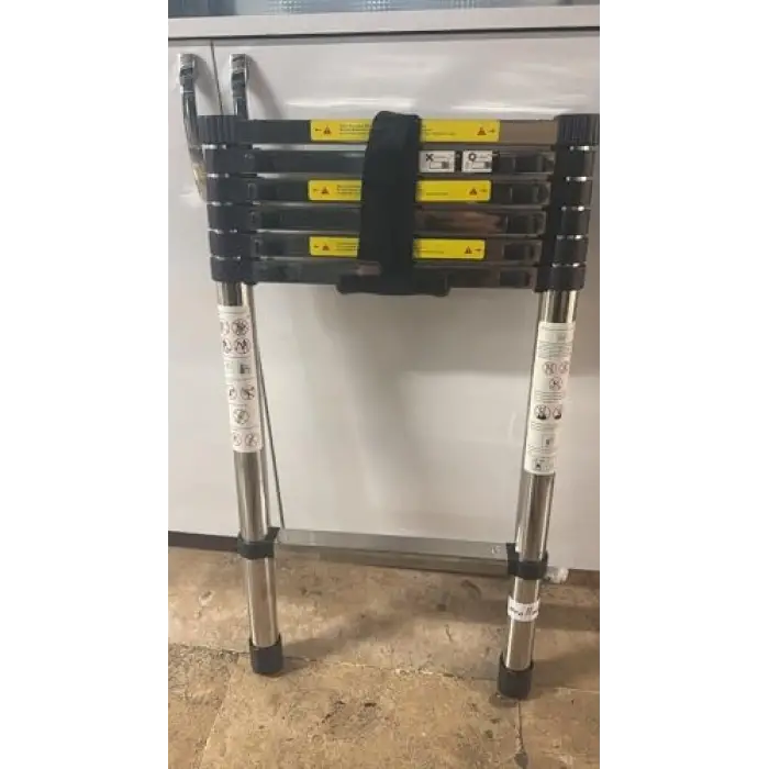 PRE1031SS paslanmaz çelik teleskopik merdiven, 310 cm
