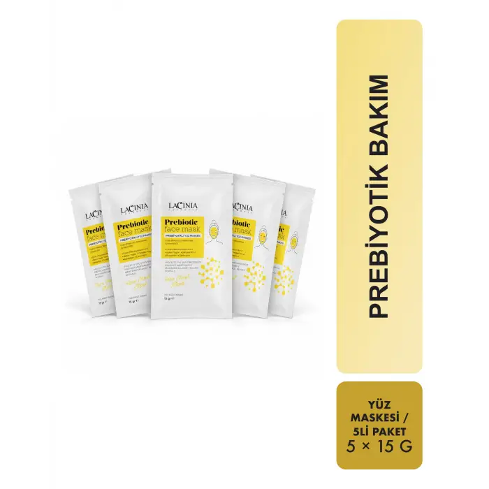 Prebiotic Yüz Maskesi, Kağıt, 5x15 g