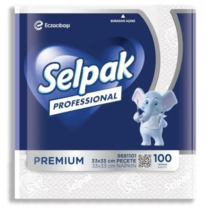 Premium Peçete 100 Yaprak 24lü Paket