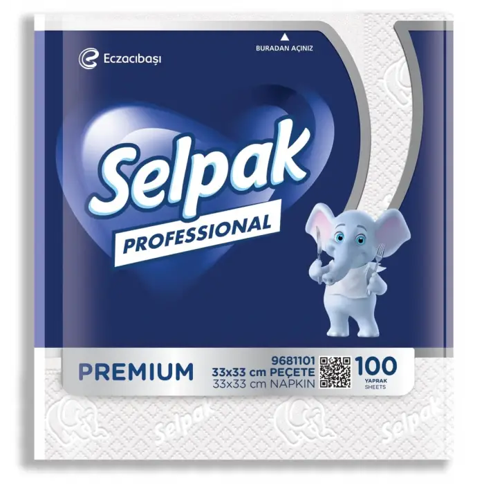 Premium Peçete 100 Yaprak 24lü Paket