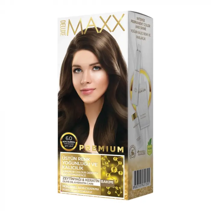 Premıum Yarı Kit Set Saç Boyası 6.0 Koyu Kumral