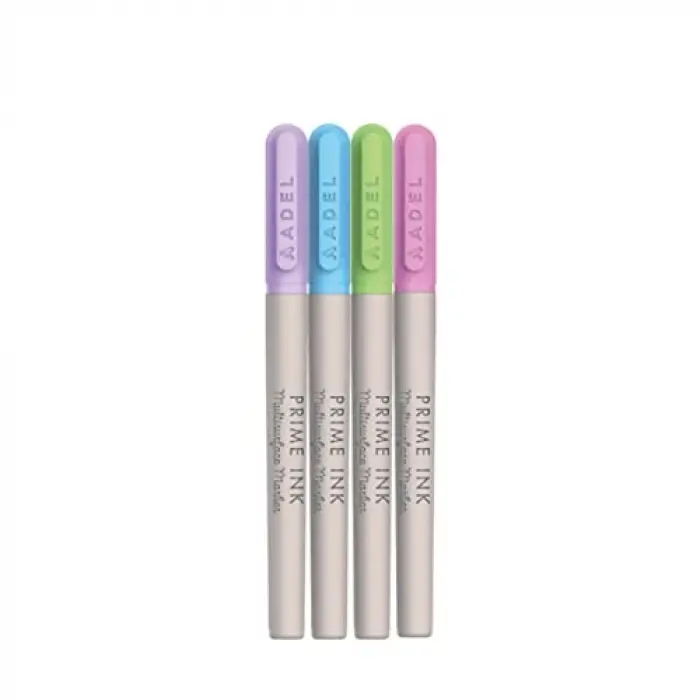 Prime Ink Multisurface 4lü Pastel Markör