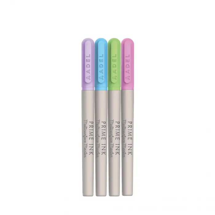 Prime Ink Multisurface 4lü Pastel Markör