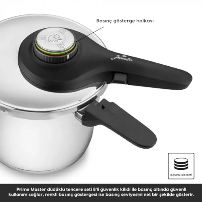 Prime Master düdüklü tencere, 4 L