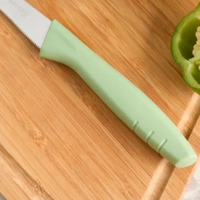 Primo Lazer Sebze Bıçağı, Yeşil, 11 cm