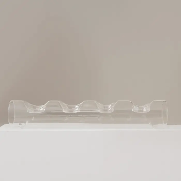 Primrose 4 lü Cam Mumluk 36x6 cm Transparan
