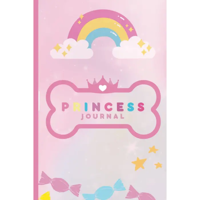 Princess Journal: Rainbows & Unicorns, 110 Pages.