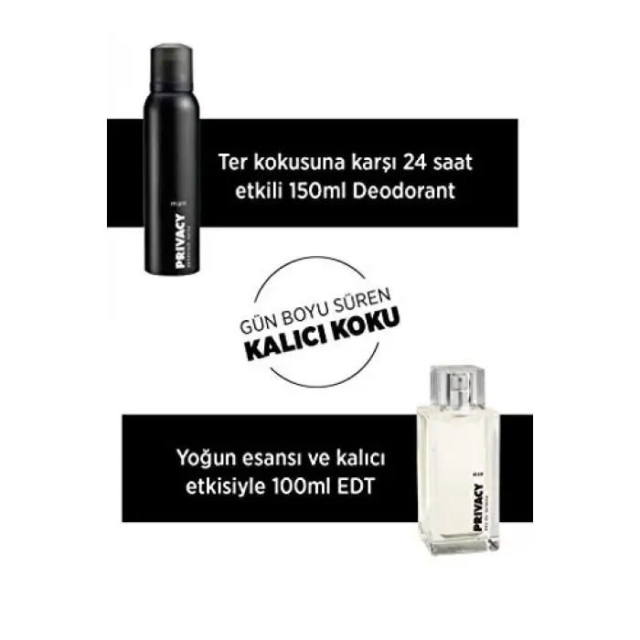Prıvacy Erkek Kofre 100 Ml+150 Ml