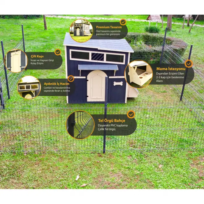 Private Ahşap Köpek Kulübesi