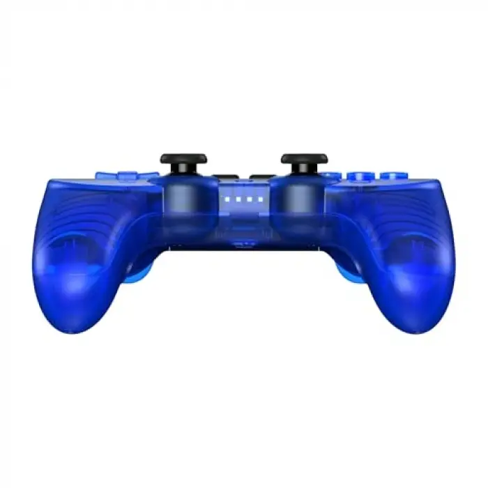 Pro 2 Bluetooth Controller with Hall Effect Joysticks; 2 Pro Back Paddle Buttons, Wireless Gaming Controller for Switch/Switch 2, PC, Android, and Steam Deck & Apple(Transparent Blue Edition)
