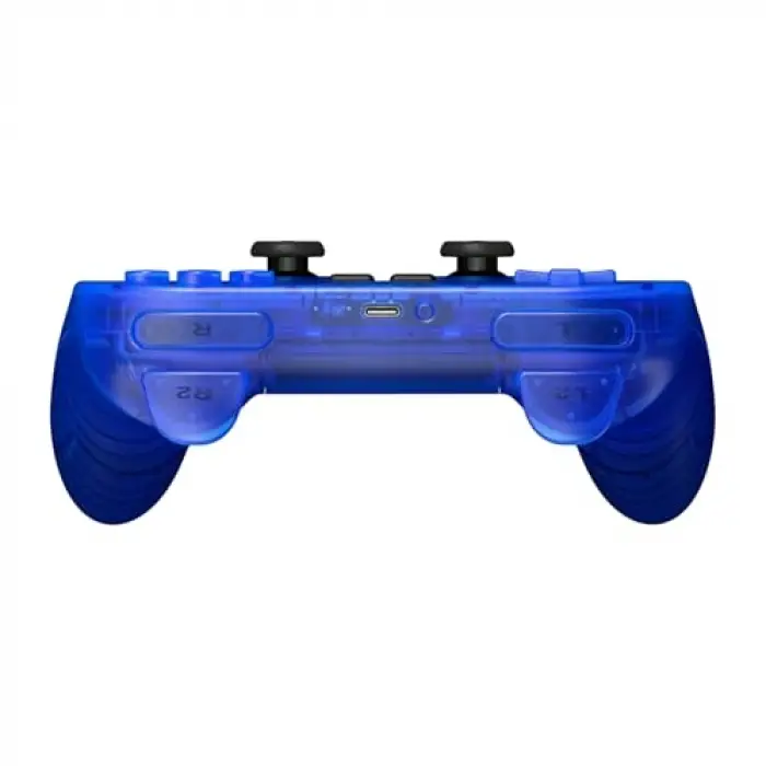Pro 2 Bluetooth Controller with Hall Effect Joysticks; 2 Pro Back Paddle Buttons, Wireless Gaming Controller for Switch/Switch 2, PC, Android, and Steam Deck & Apple(Transparent Blue Edition)