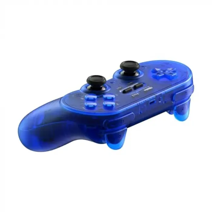 Pro 2 Bluetooth Controller with Hall Effect Joysticks; 2 Pro Back Paddle Buttons, Wireless Gaming Controller for Switch/Switch 2, PC, Android, and Steam Deck & Apple(Transparent Blue Edition)