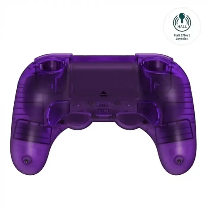 Pro 2 Bluetooth Controller with Hall Effect Joysticks; 2 Pro Back Paddle Buttons, Wireless Gaming Controller for Switch/Switch 2, PC, Android, and Steam Deck & Apple(Transparent Purple Edition)