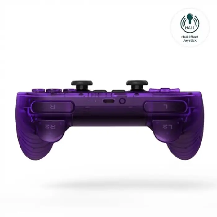 Pro 2 Bluetooth Controller with Hall Effect Joysticks; 2 Pro Back Paddle Buttons, Wireless Gaming Controller for Switch/Switch 2, PC, Android, and Steam Deck & Apple(Transparent Purple Edition)