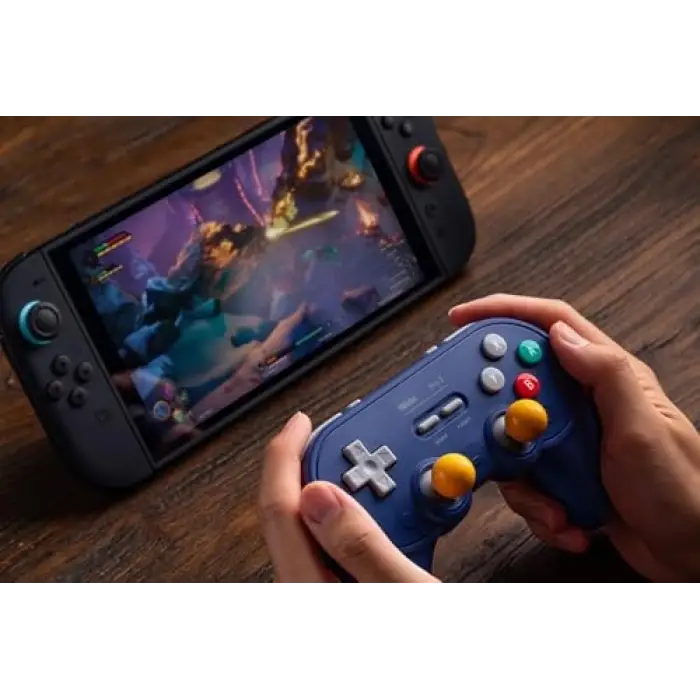 Pro 3 Bluetooth Controller for Switch/Switch 2 – Tmr Joysticks, Swappable Abxy Buttons, Pro Back Buttons, Charging Dock, Hall Effect Triggers, for Windows, Apple, SteamOS, Android - Purple