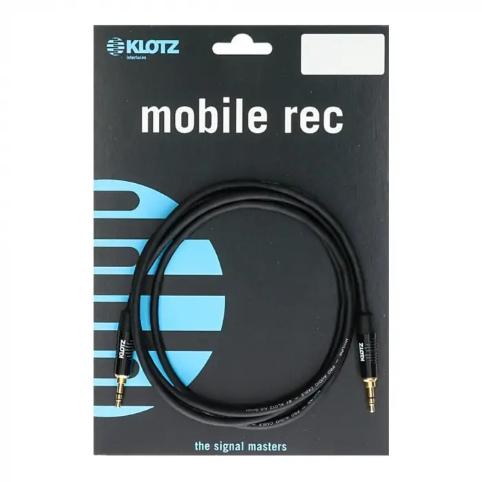 Pro Altın Uçlu Mini Jack Stereo AUX Kablo, Siyah, 3m