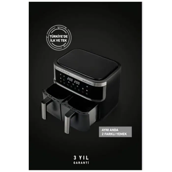 Pro Kyf32 Magıcchef Plus Dual Air Fryer Pişirme Robotu