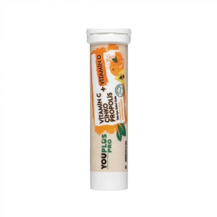 Pro Vitamin C, D, Çinko & Propolis 15 Efervesan Tablet