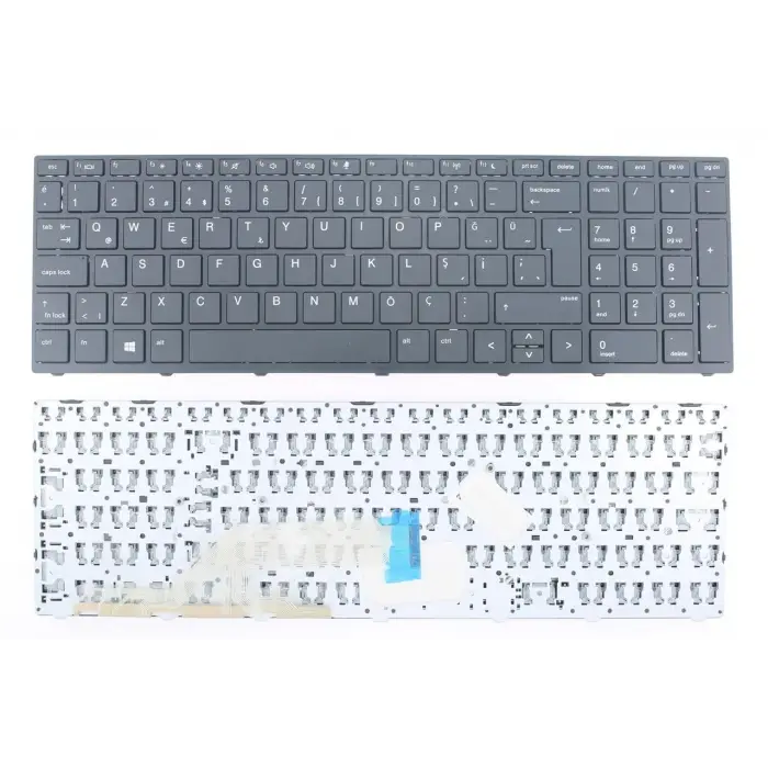 ProBook 450 G5 Uyumlu Türkçe Notebook Klavyesi Siyah