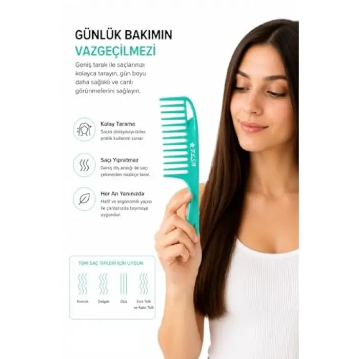Professional 0345 Geniş Tarak