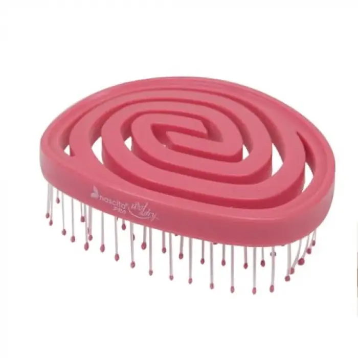 Professional 3D Oval Saç Fırçası, Pembe