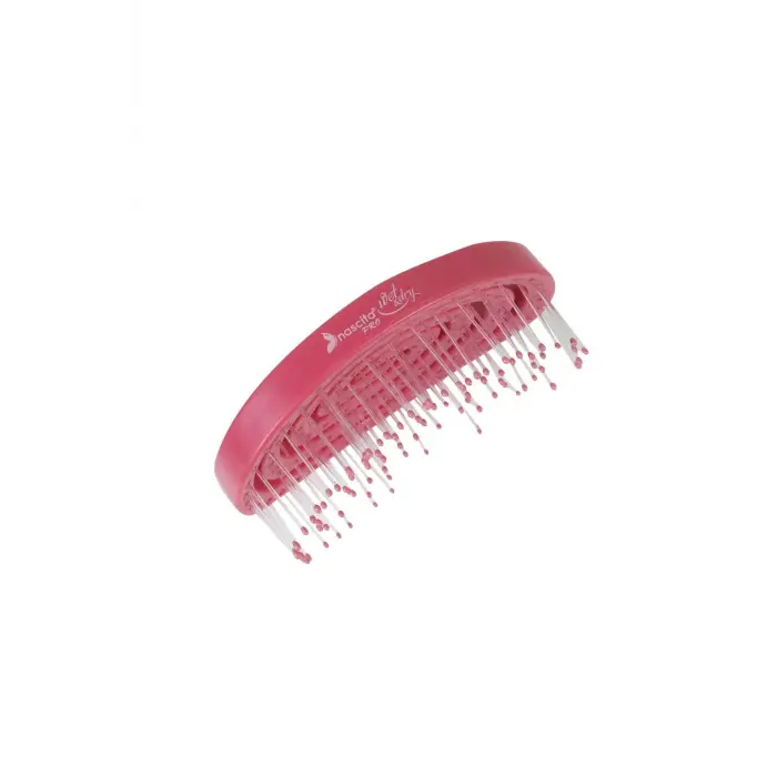 Professional 3D Oval Saç Fırçası, Pembe