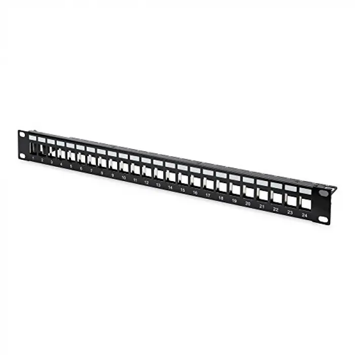 Professional DN-91411 24 Port 1U Rack Mount Patch Panel
