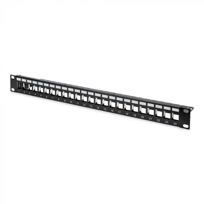 Professional DN-91411 24 Port 1U Rack Mount Patch Panel