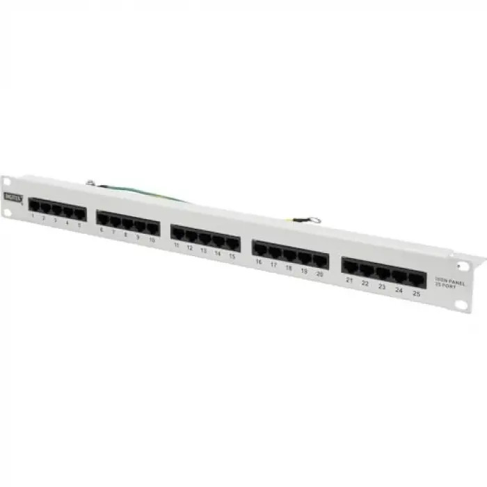 Professional DN-91411 24 Port 1U Rack Mount Patch Panel