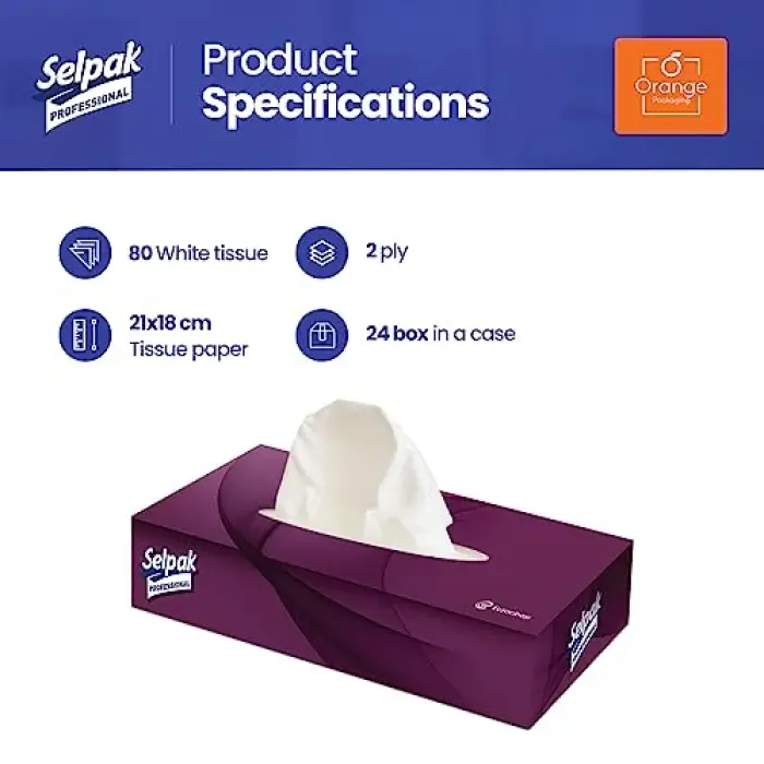 Professional Extra Kutu Mendil, 80 Yaprak