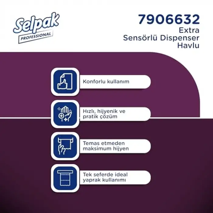 Professional Extra Sensörlü Havlu 21 Cm 85 Metre