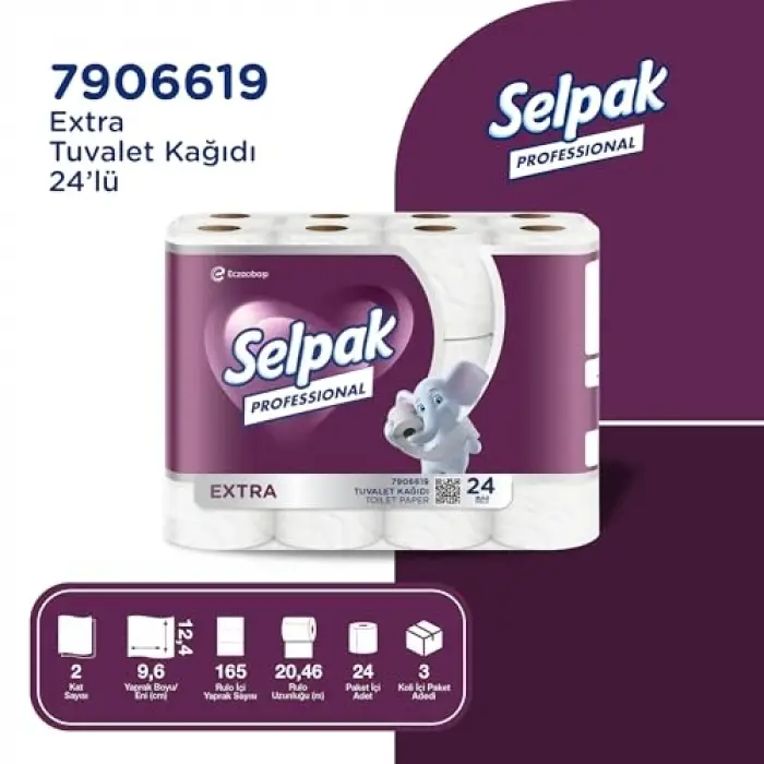 Professional Extra Tuvalet Kağıdı 24 Rulo