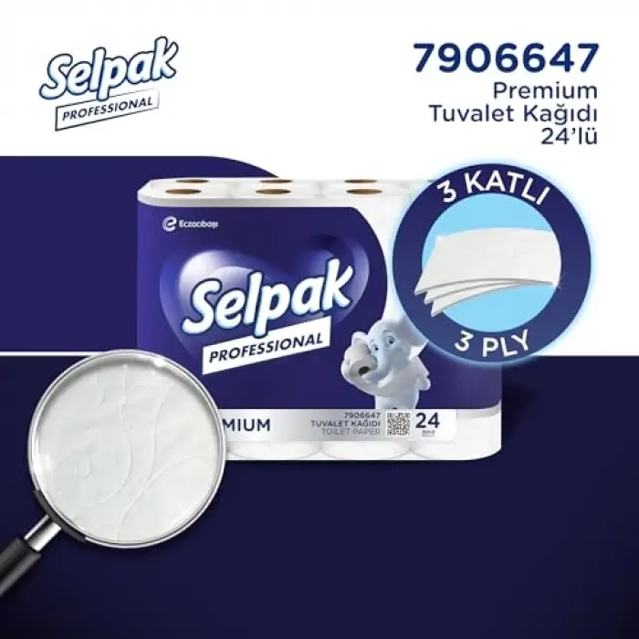 Professional Premium Tuvalet Kağıdı, 24 Rulo