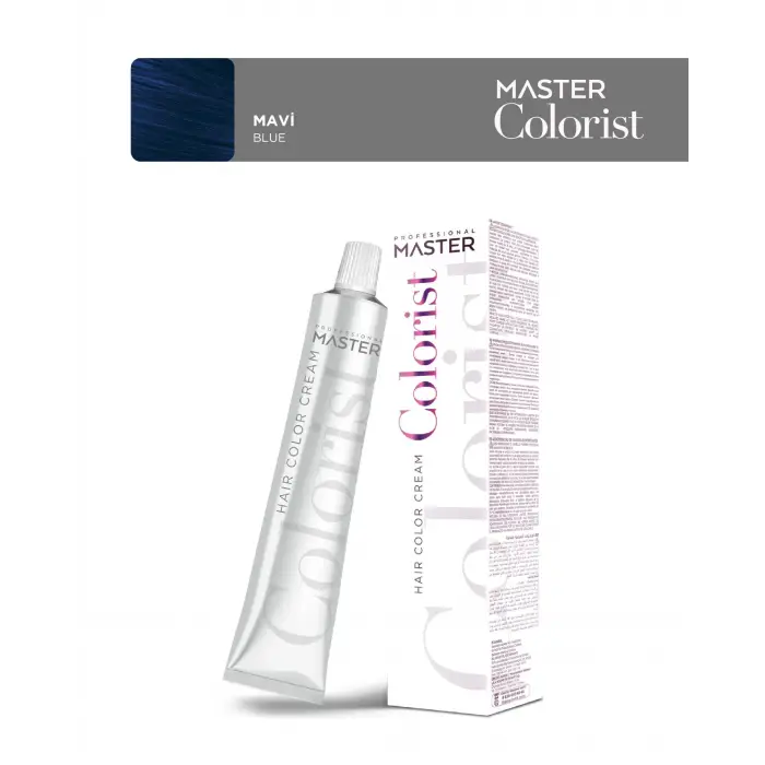 Professional Tüp Saç Boyası Boya 60 ml Mavi