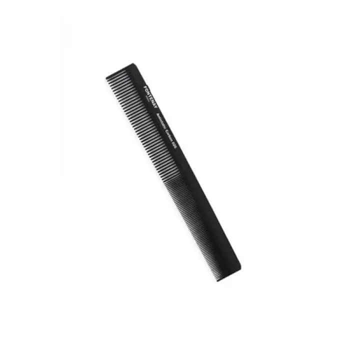 Profesyonel Antistatic Carbon Tarak 020 Siyah