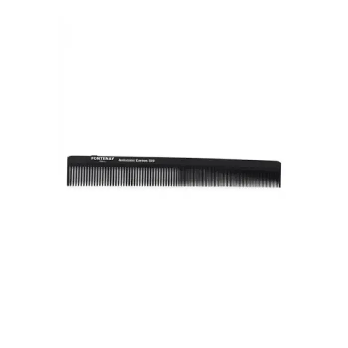Profesyonel Antistatic Carbon Tarak 020 Siyah