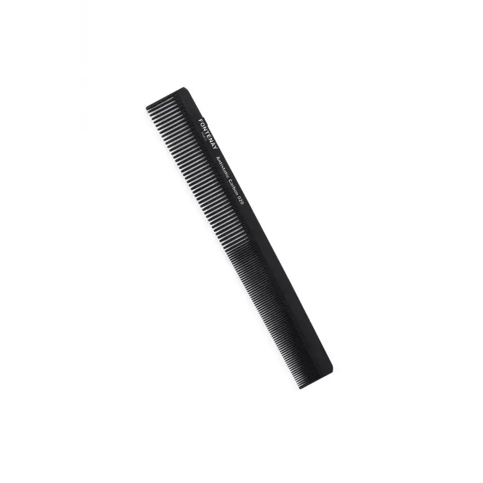 Profesyonel Antistatic Carbon Tarak 020 Siyah