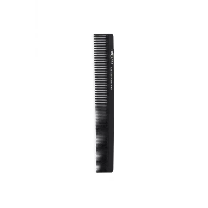 Profesyonel Antistatic Carbon Tarak 020 Siyah
