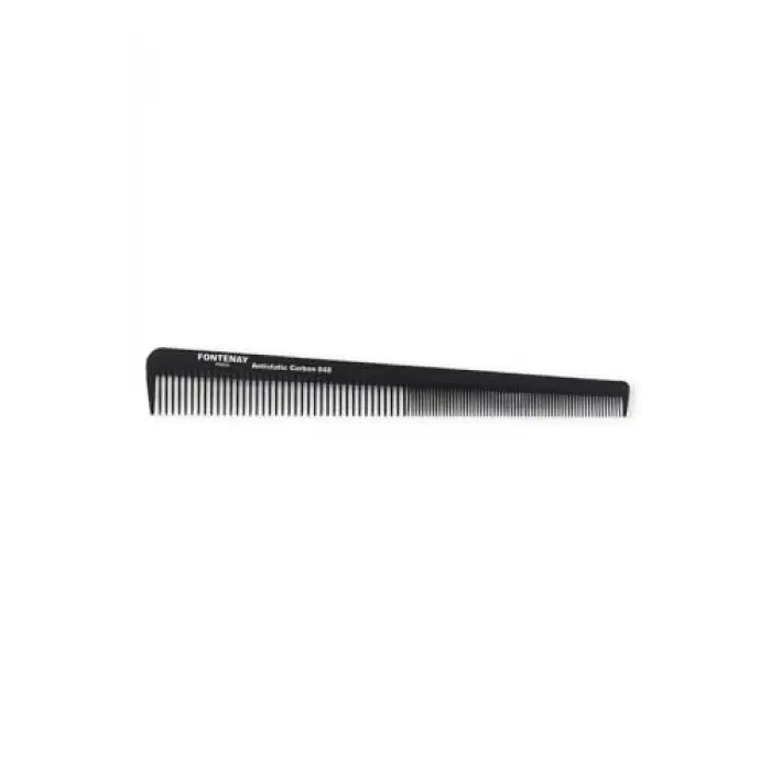Profesyonel Antistatic Carbon Tarak 048 Siyah