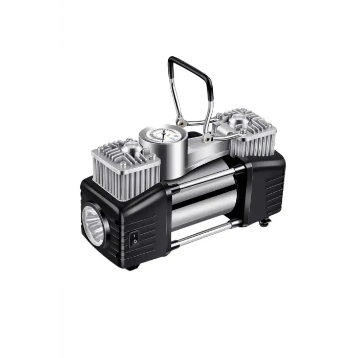 Profesyonel Çift Pistonlu Kompresör 12V 150 Psi Dakikada 85 L