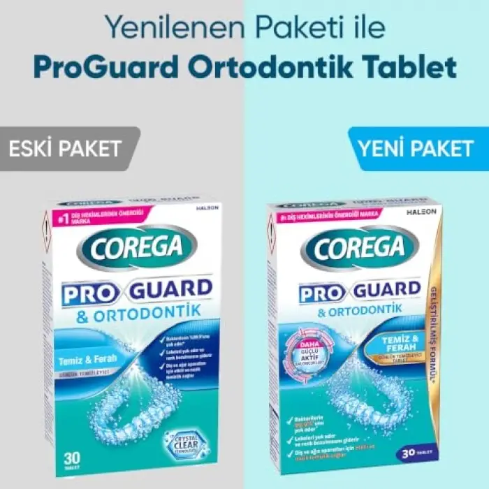 Proguard & Retainer 30lu Protez Temizleme Tableti
