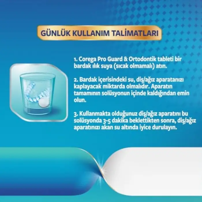 Proguard & Retainer 30lu Protez Temizleme Tableti