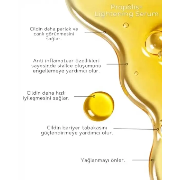 Propolis Aydınlatıcı Yüz Serumu 30 ML