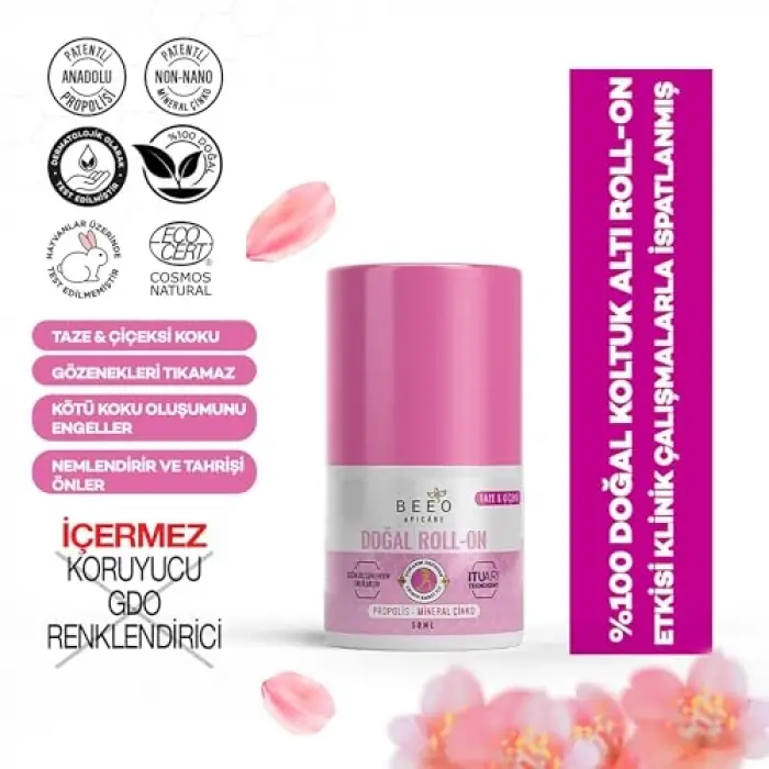 Propolisli Roll-On Deo Kadın, 50 ml