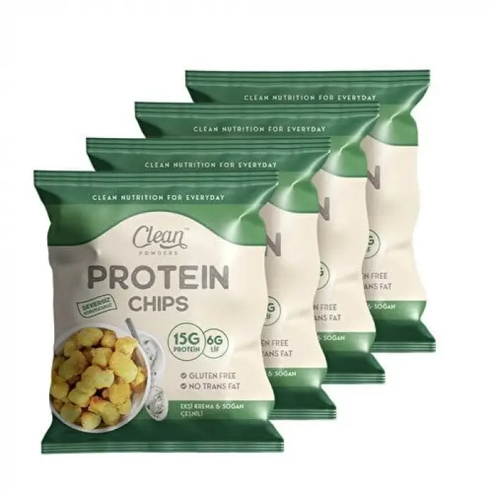 Protein Chips 50 g Ekşi Krema Soğan 4 Adet
