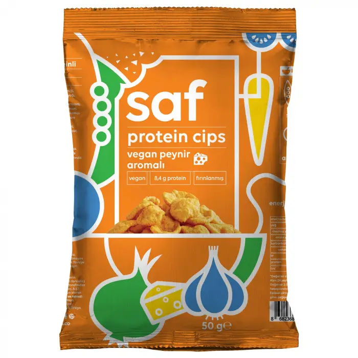 Protein Cips — Saf Vegan Peynir Aromalı 50 g