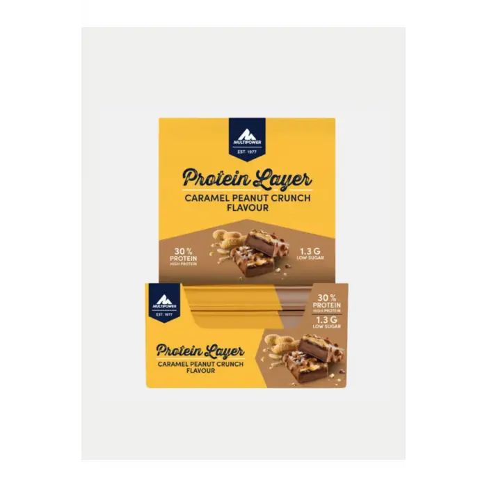 Protein Layer Yerfıstıklı & Karemelli Bar 18 Adet
