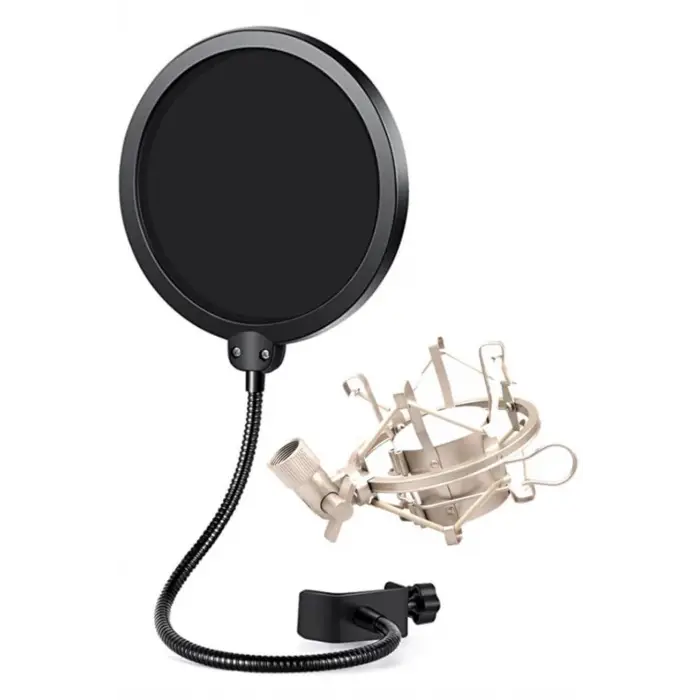 Ps-01SMX Pop Filter + Metal Gri Shock Mount Set