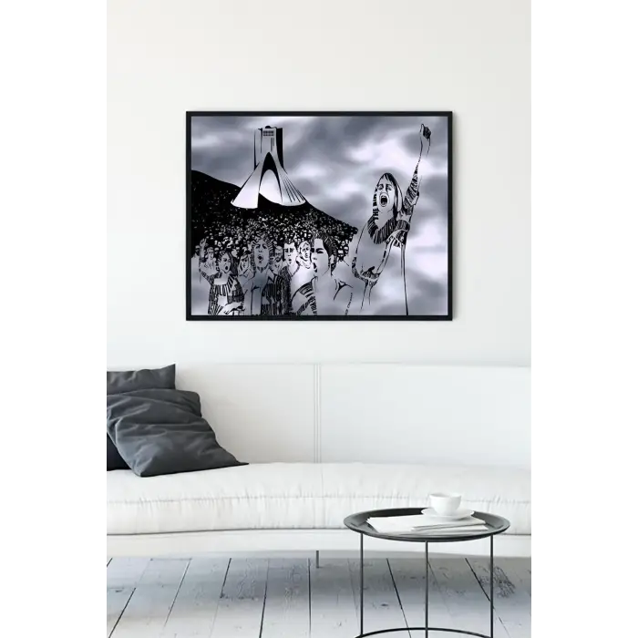 pster10638 Devrim Çerçeveli Tablo (40x50 cm)